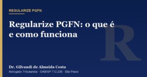 Capa do artigo sobre o portal Regularize da PGFN